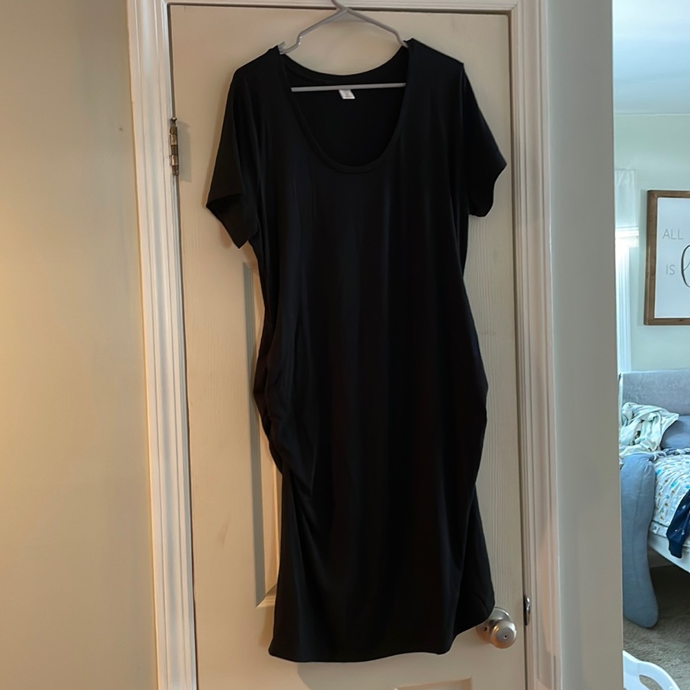 Old Navy Black Maternity Dress